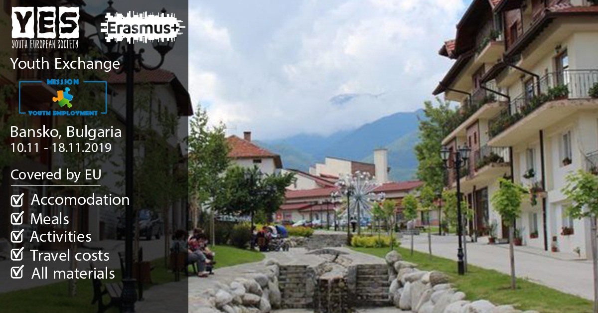 Call for participants for YE Mission: Youth Employment in Bansko