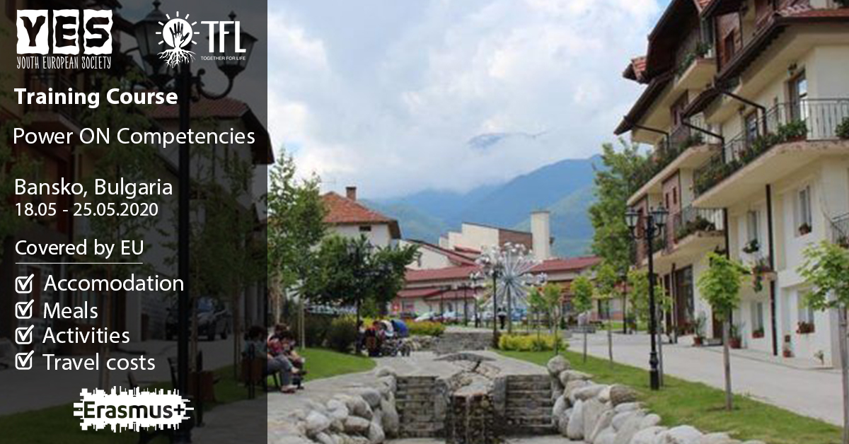 Training course Power ON Competencies Bansko, Bulgaria